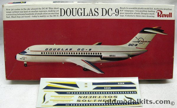 Revell 1/120 Douglas DC-9 Southern Airlines - Only, H246-100 plastic model kit